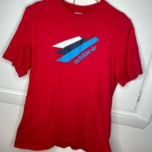 Men’s Adidas T-Shirt (Red) (Size Large)